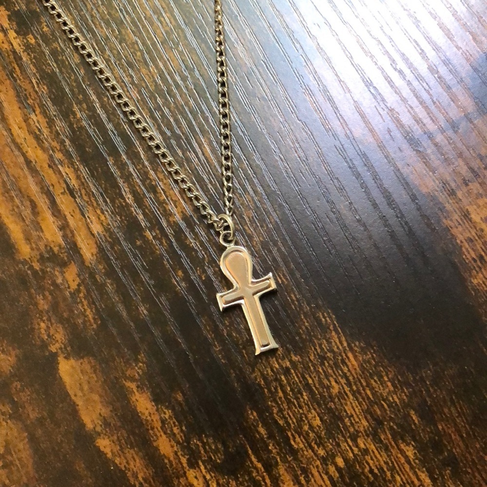 Anhk Cross Charm Sanctuary Life Necklace